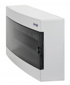 Cofret aparent, 24 UH, 1 rand, usa transparenta, IP40