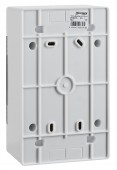 Cofret aparent, 4 UH, 1 rand, usa transparenta, IP40