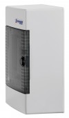 Cofret aparent, 4 UH, 1 rand, usa transparenta, IP40