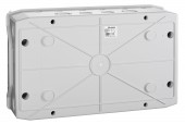 Cofret mural, 1rand, 18 UH (module), transparent IP65