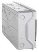 Cofret mural, 1rand, 18 UH (module), transparent IP65