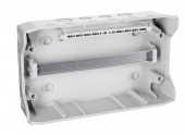 Cofret mural, 1rand, 18 UH (module), transparent IP65