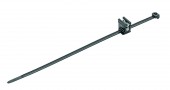 Colier cu clips 4.5x200mm negru