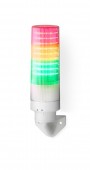 Coloana de semnalizare compacta LED, baza cotita, 24V c.c.