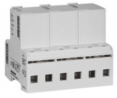 Comb. arrester 3+0 TNC,ClassI+II(B+C), 300V,25kA, pluggable