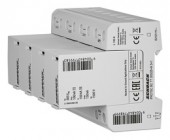 Comb. arrester 3+1 TT/TNS, ClassI+II(B+C), 300V, 25kA+RC