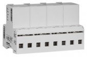 Comb. arrester 4+0 TNS,ClassI+II(B+C), 300V,25kA, pluggable