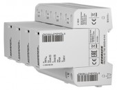Comb. arrester 4+0 TNS,ClassI+II(B+C),300V,25kA+RC,pluggable