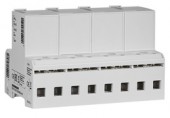 Comb. arrester 4+0 TNS,ClassI+II(B+C),300V,25kA+RC,pluggable