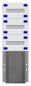 Combination Distributor Modular chassis 220mm 15HU, complete