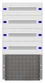 Combination Distributor Modular chassis 420mm 18HU, complete