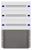 Combination Distributor Modular chassis 428mm 15HU, complete