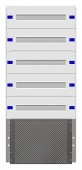 Combination Distributor Modular chassis 428mm 21HU, complete