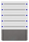 Combination Distributor Modular chassis 640mm 21HU, complete