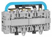 Comutator 1-0-2, 4P, 125A, Modular, IP40