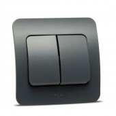 Comutator 10A antracit Jazz - ELBI