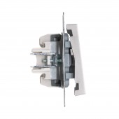 Comutator 10A gri deschis Vesna - LEZARD
