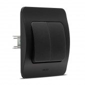 Comutator 10A negru mat Jazz - ELBI