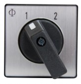 Comutator alternativ de panou 1-2 cu cheie 2p 10A