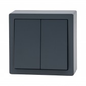 Comutator aplicat gri grafit Leto - LEZARD