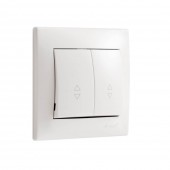 Comutator cap scara 10A alb Luca – LEZARD