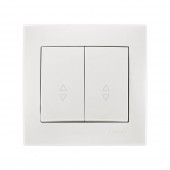 Comutator cap scara 10A alb Luca – LEZARD