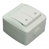 Comutator cap scara aplicat 10A IP54 gri PT Eva - ELBI