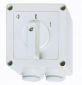 Comutator capsulat 0-1 25A 3p