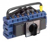 Comutator de sursa 4 poli, montaj frontal, 63A, 22kW, 1-0-2