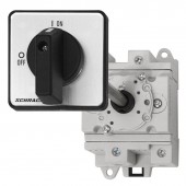 Comutator pe contrap, cuplaj pe usa, 0-1, 2poli 32A 600Vcc