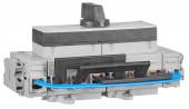 Comutator R-0-G, 4P, 100A, Modular, IP40, cont. aux. inc