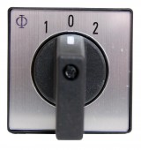 Comutator selectie cu revenire 1-0-2 20A 1p
