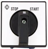 Comutator „STOP-START” cu revenire fix. centrala, 1-pol/20 A