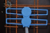 Concrete wing socket flat