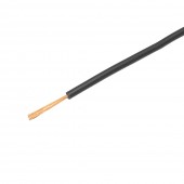 Conductor flexibil cupru, MYF 1.5 mm², negru – mosor 500m