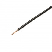 Conductor rigid cupru, FY 4 mm², negru – colac