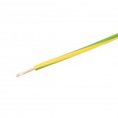 Conductor rigid cupru, FY 4.0 mm², verde-galben – mosor 300m