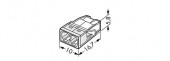 Conector doza Wago push 2x 0.5-2.5mm²