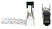 Conector industrial IP20 RJ45G Cat.6a pt. AWG22