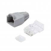 Conector RJ45 Cat.6 neecranat inclusiv manson gri, 100 buc