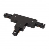 Conector T Sina Clasica Negru IP20 - NOVELITE