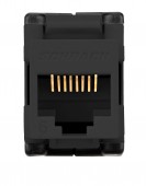 Conector tata neecranat RJ45, Cat.6 (SFA) negru