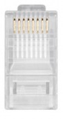 Conector tata RJ45 UTP 8P8C pentru cablu plat