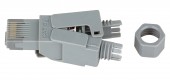 Conector UTP RJ45G Cat.6a instalare pe site