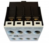 Contact auxiliar frontal pt. contactor LT mar. 0-1, 2ND+2NI