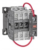 Contactor 3pole, 4kW, AC3, 10A, 24VDC + 1NO built in