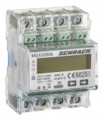 Contor digital kWh 1A/5A (6A), 3faze, 2 tarife, MID cerere