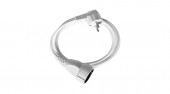 Cordon Fisa+Priza H05VV-F 3G1, 10m alb