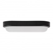 Corp BAT LED Colt Rotund Negru IP65 12W 4000K Dispersor Opal - NOVELITE