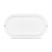 Corp BAT LED Oval Alb IP54 12W 6500K Dispersor Opal - HOMELIGHT